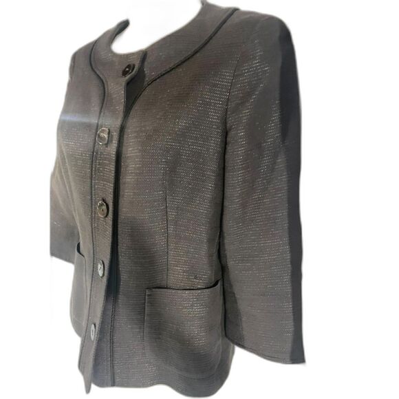 MaxMara fab blazer with crop sleeve size 6 - Picture 4 of 13